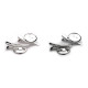Alligator clip with pin back / diy 25x40 mm universal - Platinum (2 Pieces) Alligator clip with pin back / diy 25x40 mm universal - Platinum (2 Pieces)