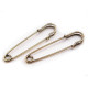 Agrafka ozdobna 13x65 mm - Złoty (10 Sztuki) Agrafka ozdobna 13x65 mm - Złoty (10 Sztuki)