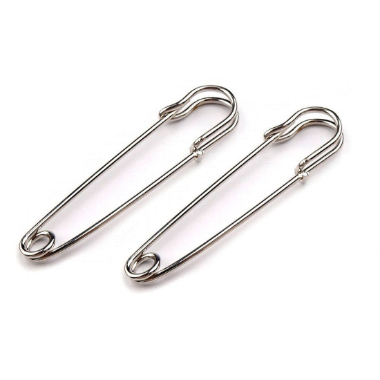 Agrafka ozdobna 13x65 mm - Złoty (10 Sztuki) Agrafka ozdobna 13x65 mm - Złoty (10 Sztuki)