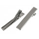 Alligator hair clip, length 40 mm - Silver (5 Pieces)