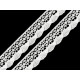 Bobine de liseré de dentelle en coton, largeur, 32 mm - Blanc (60 Mètres) Bobine de liseré de dentelle en coton, largeur, 32 mm - Blanc (60 Mètres)