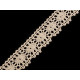 Bobine de liseré de dentelle en coton, largeur, 32 mm - Noir (30 Mètres) Bobine de liseré de dentelle en coton, largeur, 32 mm - Noir (30 Mètres)