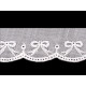 Bawełniana koronka - haft angielski szerokość 35 mm - White (1 Metr) Bawełniana koronka - haft angielski szerokość 35 mm - White (1 Metr)
