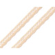 Bobina di pizzo in cotone, larghezza: 10 mm - Beige chiaro (30 Metri) Bobina di pizzo in cotone, larghezza: 10 mm - Beige chiaro (30 Metri)