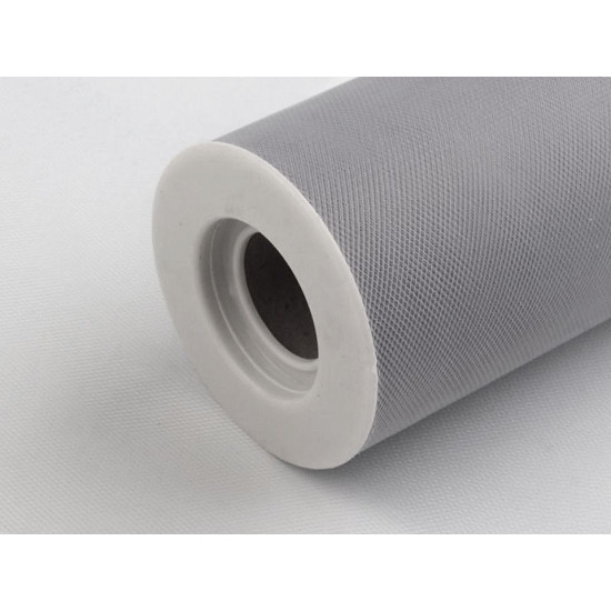 Decorative tulle fabric, width 15 cm - Snow white (1 Piece) Decorative tulle fabric, width 15 cm - Snow white (1 Piece)