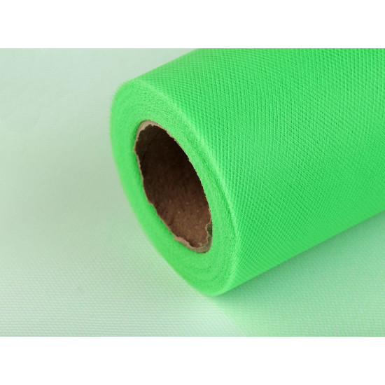Decorative tulle fabric, width 15 cm - Snow white (1 Piece) Decorative tulle fabric, width 15 cm - Snow white (1 Piece)