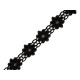 Daisy motif guipure trim width 20 mm - White (1 Meter)