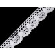 Bobine de liseré de dentelle en coton, largeur 25 mm - Noir (27 Mètres) Bobine de liseré de dentelle en coton, largeur 25 mm - Noir (27 Mètres)