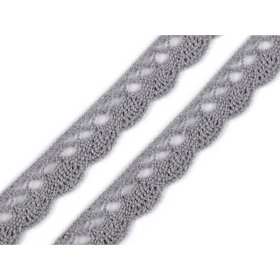 Bobine de liseré de dentelle en coton, largeur 15 mm - Écru lumineux (27 Mètres) Bobine de liseré de dentelle en coton, largeur 15 mm - Écru lumineux (27 Mètres)