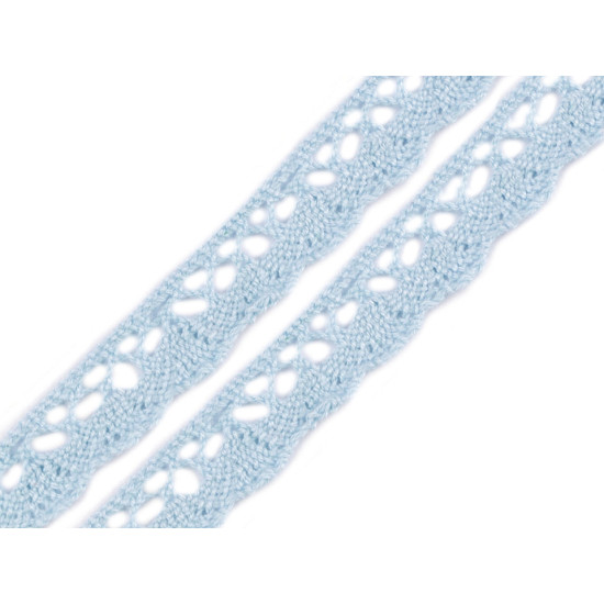Bobine de liseré de dentelle en coton, largeur 15 mm - Écru lumineux (27 Mètres) Bobine de liseré de dentelle en coton, largeur 15 mm - Écru lumineux (27 Mètres)