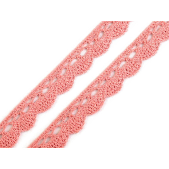Bobine de liseré de dentelle en coton, largeur 15 mm - Écru lumineux (27 Mètres) Bobine de liseré de dentelle en coton, largeur 15 mm - Écru lumineux (27 Mètres)