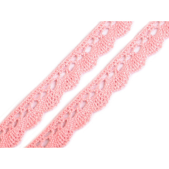 Bobine de liseré de dentelle en coton, largeur 15 mm - Écru lumineux (27 Mètres) Bobine de liseré de dentelle en coton, largeur 15 mm - Écru lumineux (27 Mètres)