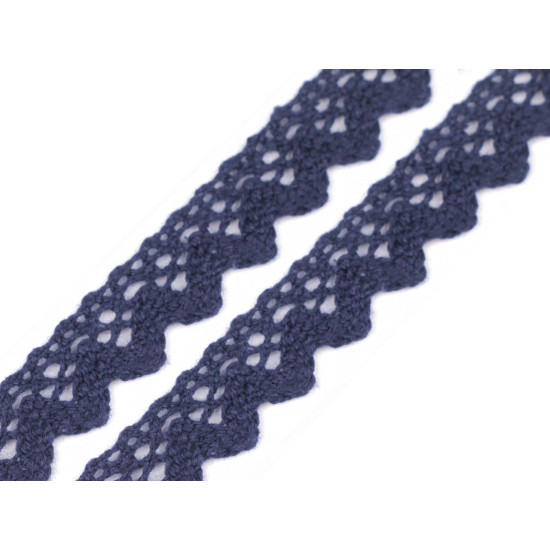 Bobine de liseré de dentelle en coton, largeur 15 mm - Vert foncé (81 Mètres) Bobine de liseré de dentelle en coton, largeur 15 mm - Vert foncé (81 Mètres)
