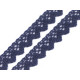 Bobine de liseré de dentelle en coton, largeur 15 mm - Vert foncé (81 Mètres) Bobine de liseré de dentelle en coton, largeur 15 mm - Vert foncé (81 Mètres)