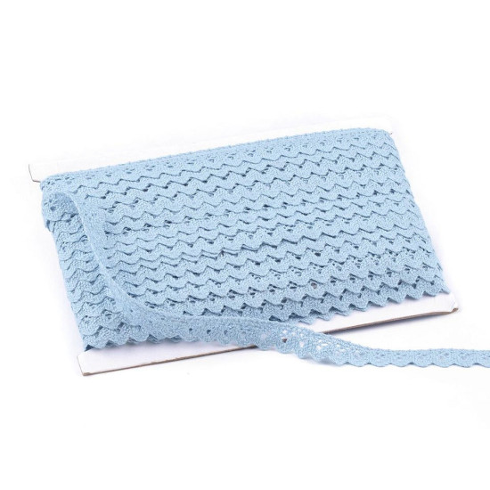 Bobine de liseré de dentelle en coton, largeur 15 mm - Vert foncé (81 Mètres) Bobine de liseré de dentelle en coton, largeur 15 mm - Vert foncé (81 Mètres)
