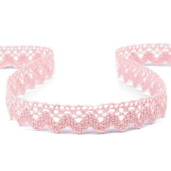 Bobine de liseré de dentelle en coton, largeur 15 mm - Vert foncé (81 Mètres) Bobine de liseré de dentelle en coton, largeur 15 mm - Vert foncé (81 Mètres)