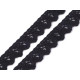 Bobine de liseré de dentelle en coton, largeur 15 mm - Vert foncé (81 Mètres) Bobine de liseré de dentelle en coton, largeur 15 mm - Vert foncé (81 Mètres)