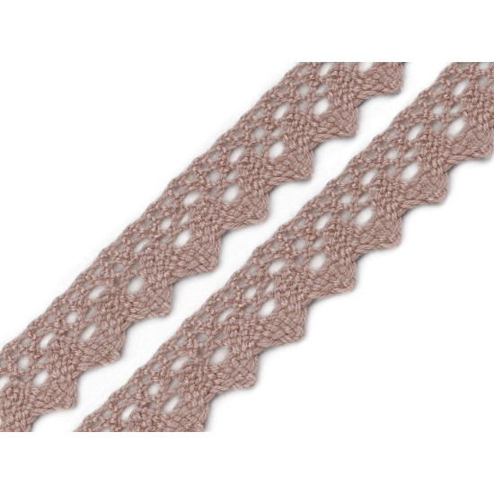 Bobine de liseré de dentelle en coton, largeur 15 mm - Vert foncé (81 Mètres) Bobine de liseré de dentelle en coton, largeur 15 mm - Vert foncé (81 Mètres)