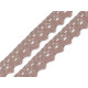 Bobine de liseré de dentelle en coton, largeur 15 mm - Vert foncé (81 Mètres) Bobine de liseré de dentelle en coton, largeur 15 mm - Vert foncé (81 Mètres)