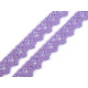 Bobine de liseré de dentelle en coton, largeur 15 mm - Vert foncé (81 Mètres) Bobine de liseré de dentelle en coton, largeur 15 mm - Vert foncé (81 Mètres)