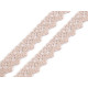 Bobine de liseré de dentelle en coton, largeur 15 mm - Vert foncé (81 Mètres) Bobine de liseré de dentelle en coton, largeur 15 mm - Vert foncé (81 Mètres)