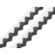 Bobine de liseré de dentelle en coton, largeur 15 mm - Vert foncé (81 Mètres) Bobine de liseré de dentelle en coton, largeur 15 mm - Vert foncé (81 Mètres)