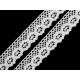 Bobine de liseré de dentelle en coton, largeur 25 mm - Écru lumineux (27 Mètres) Bobine de liseré de dentelle en coton, largeur 25 mm - Écru lumineux (27 Mètres)
