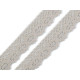 Bobine de liseré de dentelle en coton, largeur 25 mm - Écru lumineux (27 Mètres) Bobine de liseré de dentelle en coton, largeur 25 mm - Écru lumineux (27 Mètres)