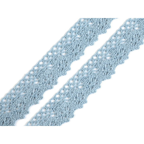 Bobine de liseré de dentelle en coton, largeur 25 mm - Écru lumineux (27 Mètres) Bobine de liseré de dentelle en coton, largeur 25 mm - Écru lumineux (27 Mètres)