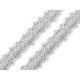 Cotton bobbin lace trim / insert, width 12 mm - Ecru light (27 Meters) Cotton bobbin lace trim / insert, width 12 mm - Ecru light (27 Meters)