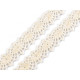 Cotton bobbin lace trim / insert, width 12 mm - Ecru light (27 Meters) Cotton bobbin lace trim / insert, width 12 mm - Ecru light (27 Meters)