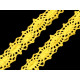 Cotton bobbin lace trim / insert, width 12 mm - Ecru light (27 Meters) Cotton bobbin lace trim / insert, width 12 mm - Ecru light (27 Meters)