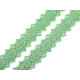 Cotton bobbin lace trim / insert, width 12 mm - Ecru light (27 Meters) Cotton bobbin lace trim / insert, width 12 mm - Ecru light (27 Meters)