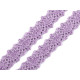 Cotton bobbin lace trim / insert, width 12 mm - Ecru light (27 Meters) Cotton bobbin lace trim / insert, width 12 mm - Ecru light (27 Meters)
