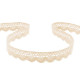 Bobine de liseré de dentelle en coton, largeur 15 mm - Blanc (27 Mètres) Bobine de liseré de dentelle en coton, largeur 15 mm - Blanc (27 Mètres)