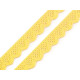 Bobine de liseré de dentelle en coton, largeur 15 mm - Blanc (27 Mètres) Bobine de liseré de dentelle en coton, largeur 15 mm - Blanc (27 Mètres)
