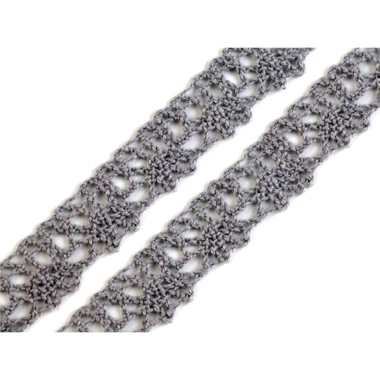 Bobine de liseré de dentelle en coton, largeur 15 mm - Beige clair (18 Mètres) Bobine de liseré de dentelle en coton, largeur 15 mm - Beige clair (18 Mètres)