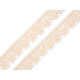 Bobine de liseré de dentelle en coton, largeur 15 mm - Beige clair (18 Mètres) Bobine de liseré de dentelle en coton, largeur 15 mm - Beige clair (18 Mètres)
