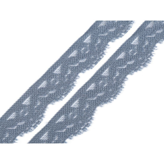 Elastic lace border width 20 mm - White (50 Meters) Elastic lace border width 20 mm - White (50 Meters)