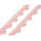 Daisy motif guipure trim width 21 mm - Light pink (1 Meter)