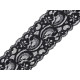 Elastic lace trim width 55 mm - White (1 Meter) Elastic lace trim width 55 mm - White (1 Meter)