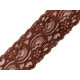 Elastic lace trim width 55 mm - White (1 Meter) Elastic lace trim width 55 mm - White (1 Meter)