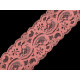 Elastic lace trim width 55 mm - White (1 Meter) Elastic lace trim width 55 mm - White (1 Meter)