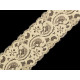 Elastic lace trim width 55 mm - White (1 Meter) Elastic lace trim width 55 mm - White (1 Meter)