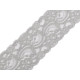 Elastic lace trim width 55 mm - White (1 Meter) Elastic lace trim width 55 mm - White (1 Meter)