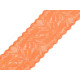 Elastic lace trim width 80 mm - Black (1 Meter) Elastic lace trim width 80 mm - Black (1 Meter)