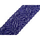 Elastic lace trim width 80 mm - Black (1 Meter) Elastic lace trim width 80 mm - Black (1 Meter)