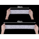 Elastic lace trim width 80 mm - Black (1 Meter) Elastic lace trim width 80 mm - Black (1 Meter)