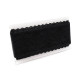 Elastic lace trim width 80 mm - Black (1 Meter) Elastic lace trim width 80 mm - Black (1 Meter)