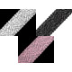 Elastic lace trim width 80 mm - Black (1 Meter) Elastic lace trim width 80 mm - Black (1 Meter)